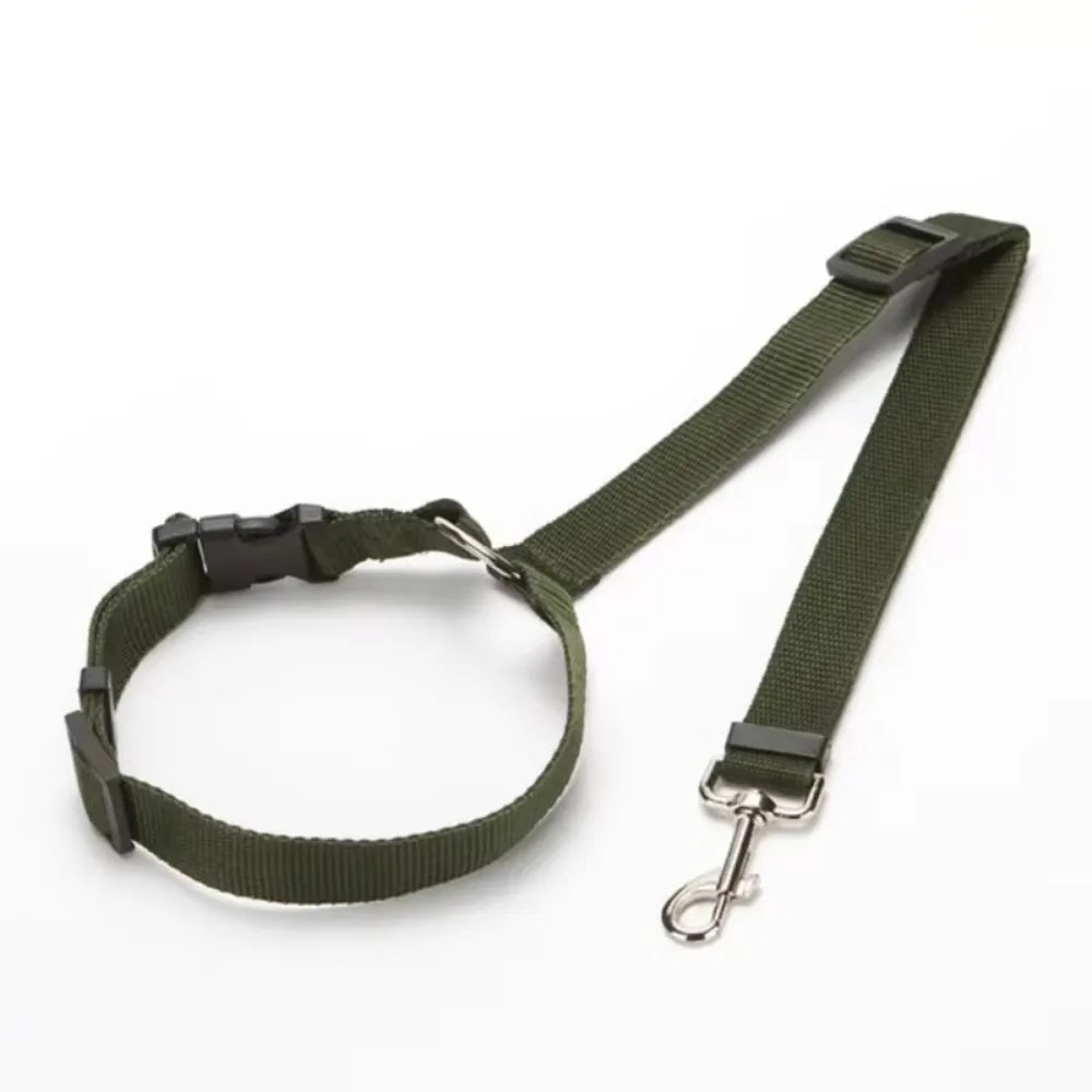 Verstellbarer Nylon-Hundegurt und Geschirr für sichere und komfortable Reisen