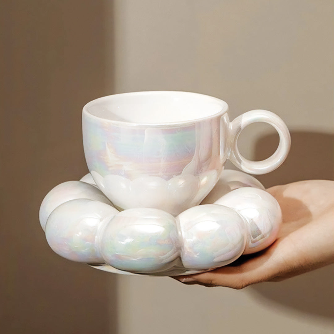 Elegante Sonnenblumen-Tasse mit Blumenmuster Perfekt für ein schönes Frühstück