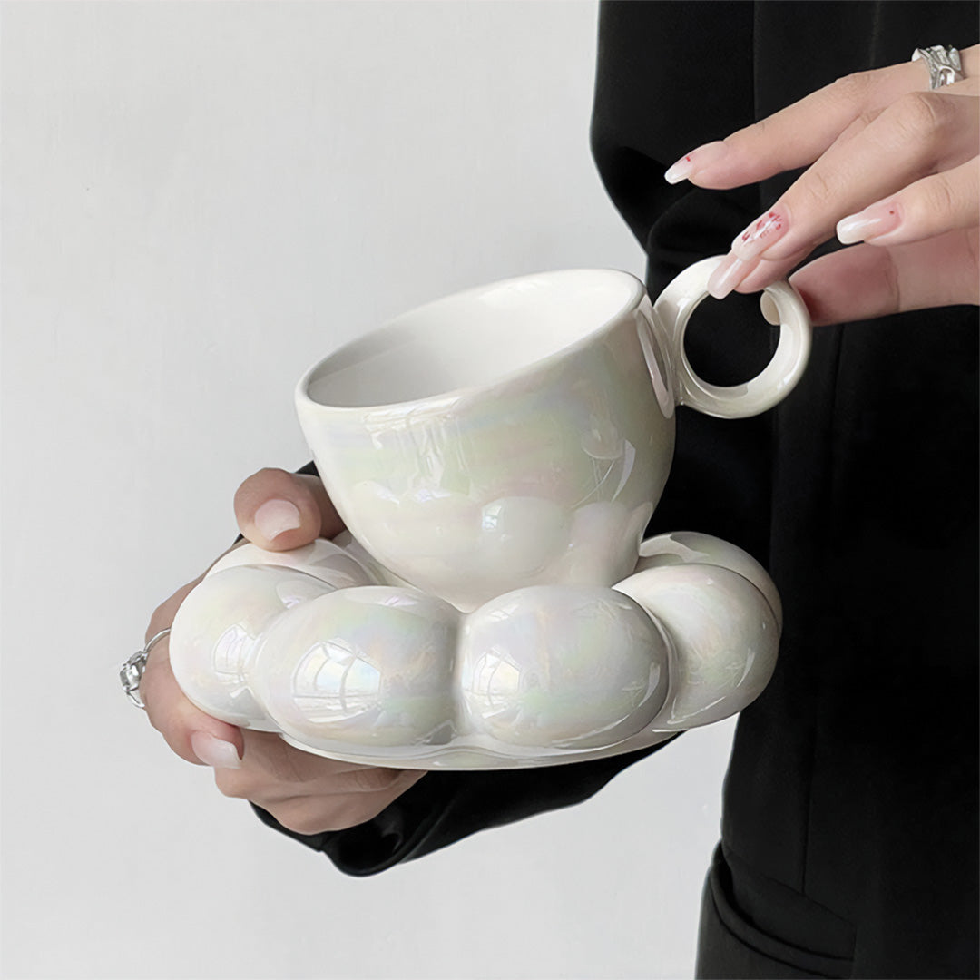 Elegante Sonnenblumen-Tasse mit Blumenmuster Perfekt für ein schönes Frühstück