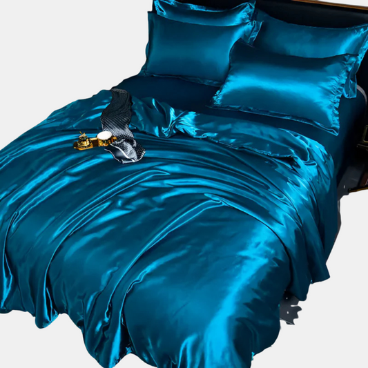 Luxuriöse seidige Bettwäsche | Atmungsaktiv, weich & eleganter Komfort für das Schlafzimmer