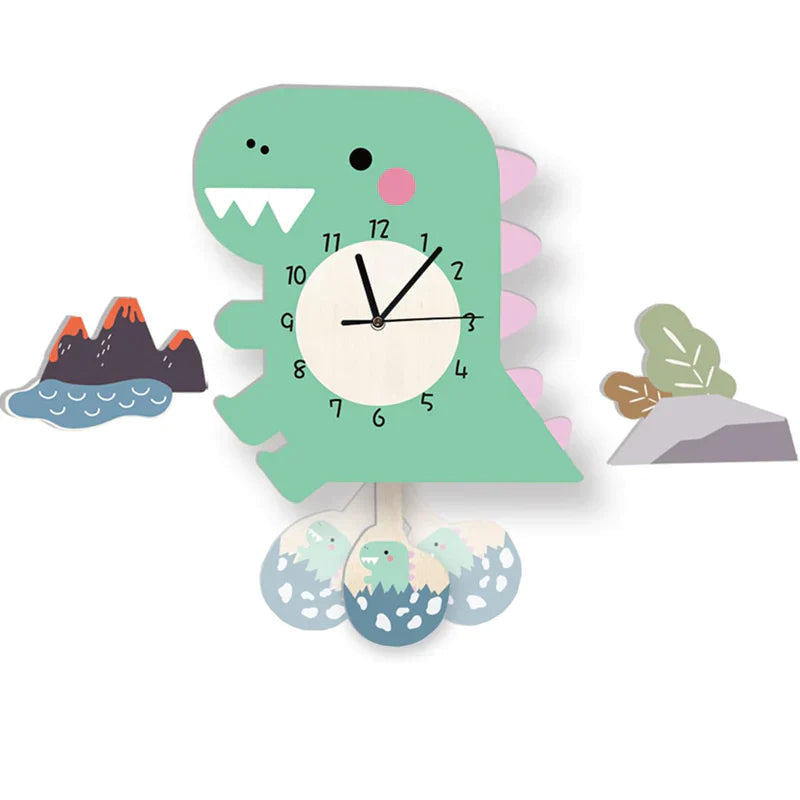 Brilvo - bezaubernde Tier-Wanduhr für Kinder