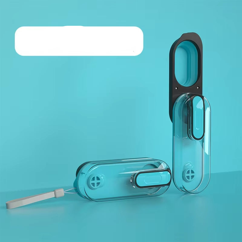 Praktische zusammenklappbare Wasserflasche für einfaches Reisen mit Haustieren